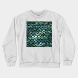 Animal Prints Fish Scale Pattern Crewneck Sweatshirt